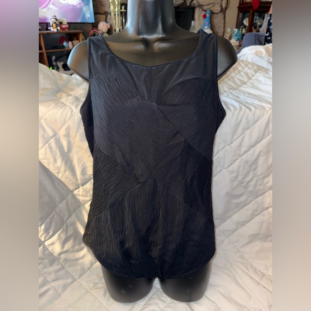 Christina High Neck Faux Wrap Swimsuit